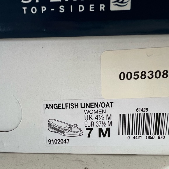 Sperry Angelfish boat shoes size 7 - Picture 2 of 6